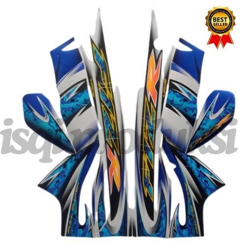 Yamaha F1ZR 2005 Striping Stickers - Standard F1ZR 2005 Sticker List ermurah