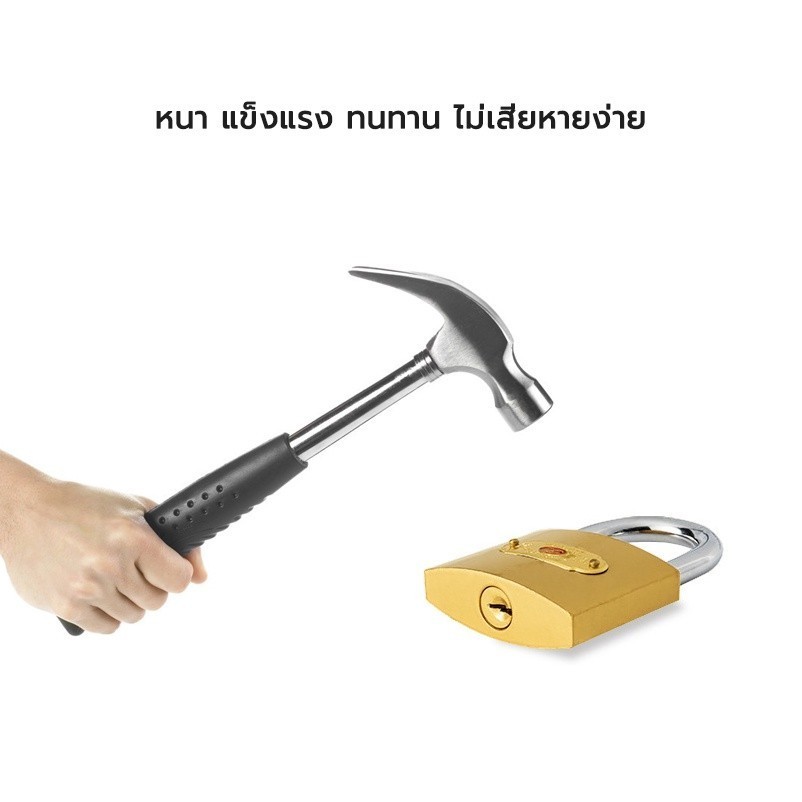 แม่กุญแจ กุญแจสปริง ขนาดเล็ก 32มม. ถึง 48มม. ความปลอดภัยสูง ล็อคแต่ละตัว มี 3 ปุ่ม - รูปที่ 5
