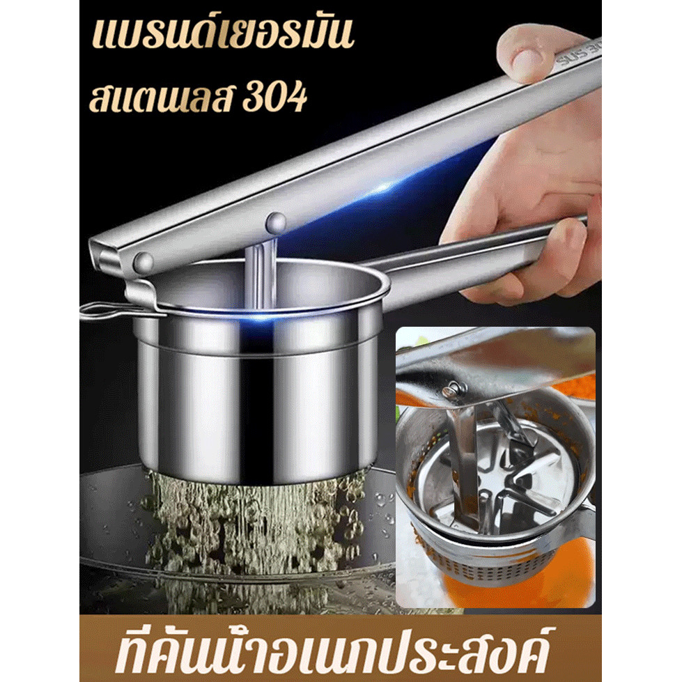 【อเนกประสงค์】ที่คั้นน้ำผลไม้สแตนเลสในครัว-กล่องบรรจุสวยงาม/ที่คั้นน้ำผลไม้มือบีบ บีบมะนาว/คั้นน้ำส้ม/ที่บีบมะนาวสแตนเลส