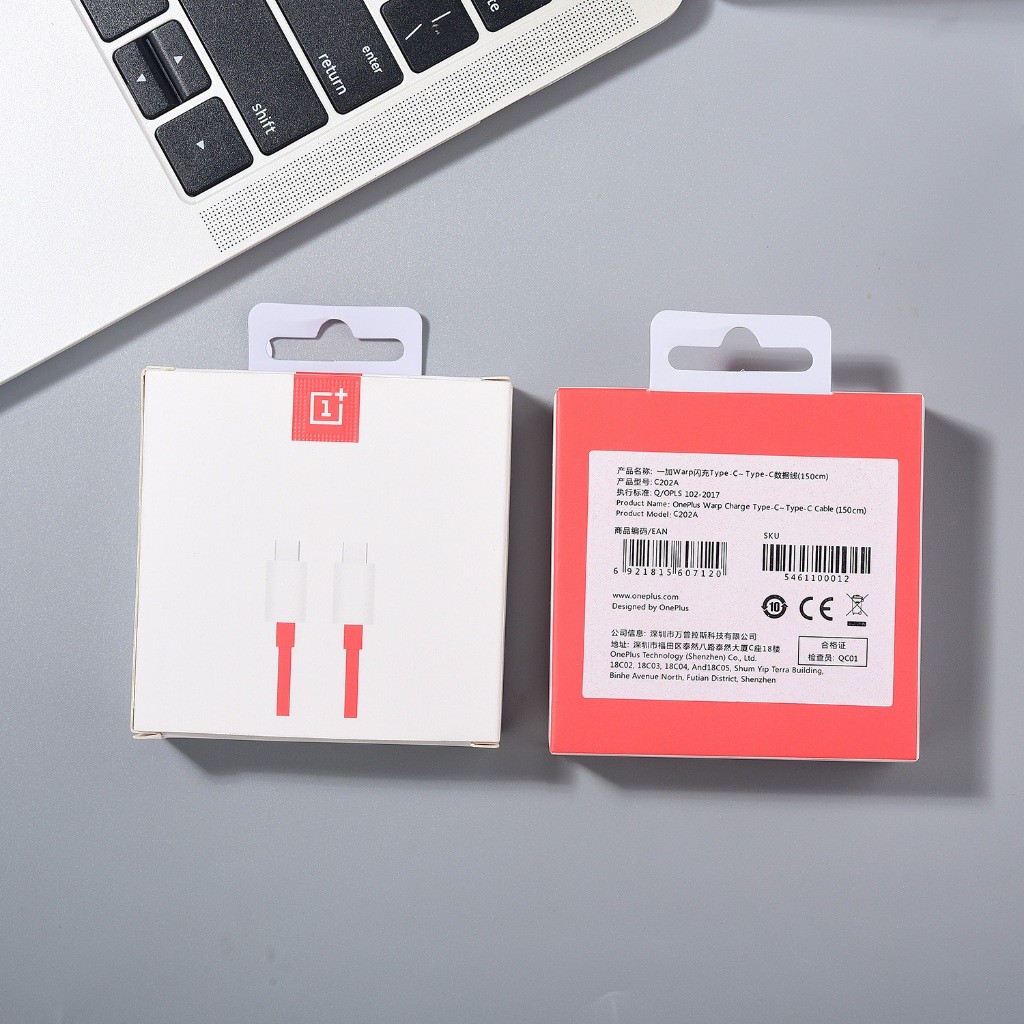 Original Oneplus 6A USB Type C ถึงประเภท C PD Fast สายชาร์จสนับสนุน 30 W/65 W/80 W 1/1.5 M Super Fas