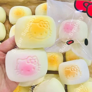 สกุชชี่น้ําตาล KT Buns สกุชชี่เปลี่ยนสี 2 สี