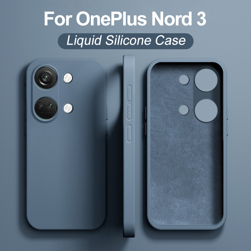 เคสซิลิโคนเหลวป้องกันเต็มรูปแบบ สําหรับ OnePlus Nord 3