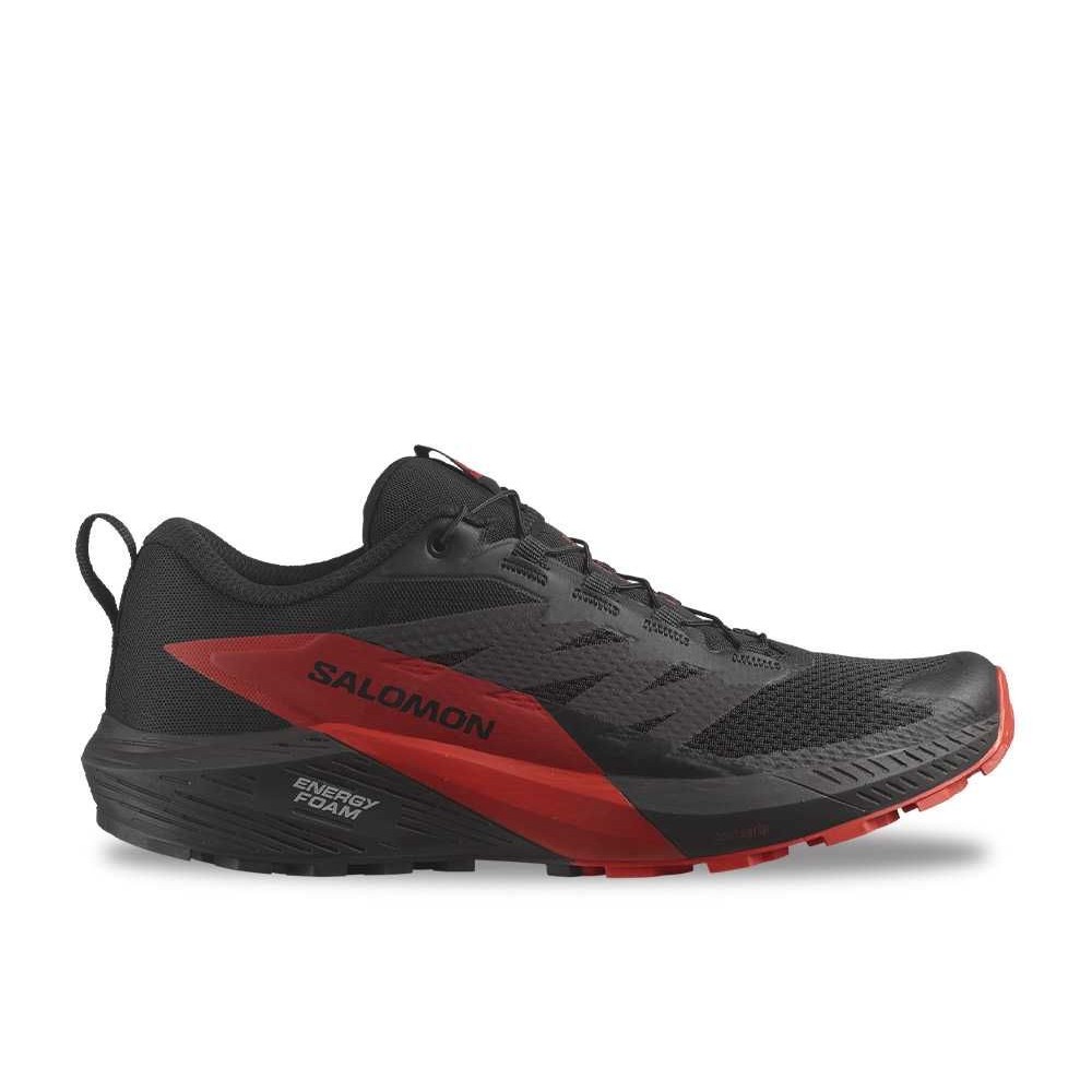 Salomon Sense Ride 5 Black Fiery Red Unused