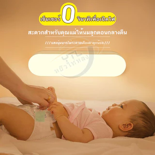 YTL โคมไฟเซ็นเซอร์ ไฟติดห้องนอน ไฟเซ็นเซอร์ LED ไฟเซนเซอร์อัตโนมัติ โคมไฟเหนี่ยวนำร่างกายมนุษย์ โคมไฟหัวนอน