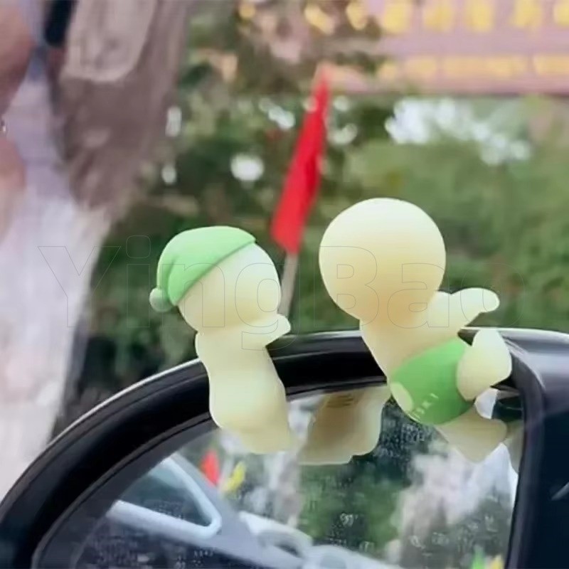 Smiski Hippers Series Noctilucent ตุ๊กตาสีเขียวกล่องตาบอดน่ารัก Surprise Creative Night Light Fairy ตุ๊กตาตกแต่งวันเกิดของขวัญปีใหม่ - รูปที่ 2