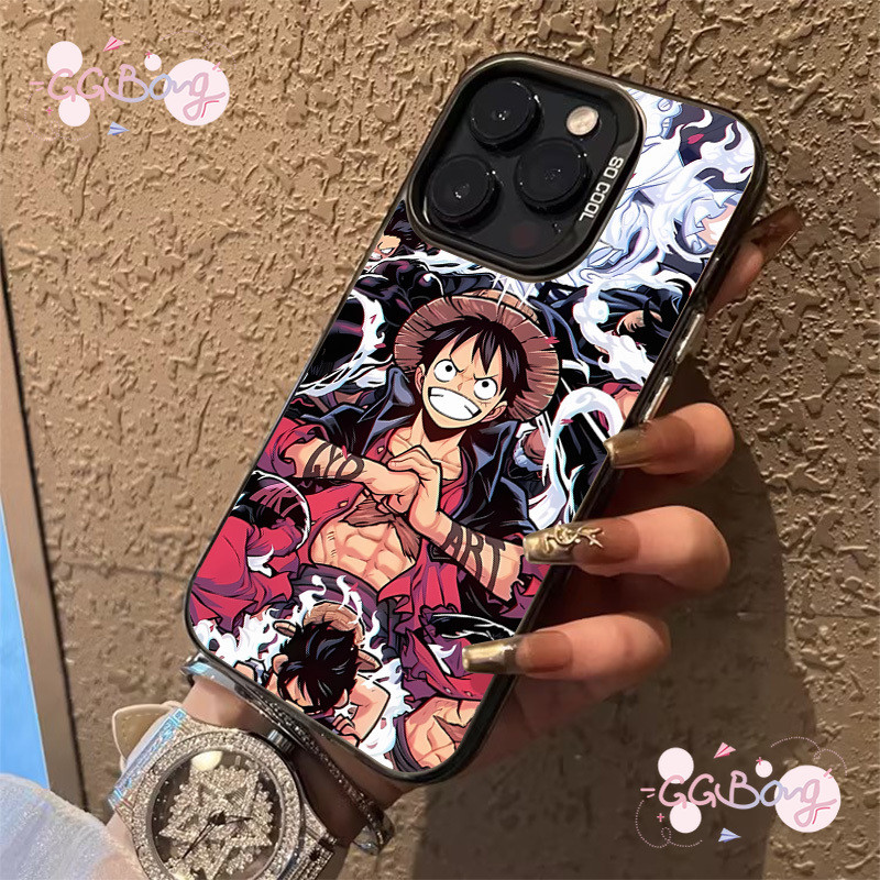 คู่รัก วันพีช ลูฟี่ สุดหรู เลนส์เคลือบโลหะ ฝาครอบใหม่ เคสไอโฟน 16 15 13 11 14 12 Pro Max XR X XS Max 16 7 14 8 Plus SE - รูปที่ 6