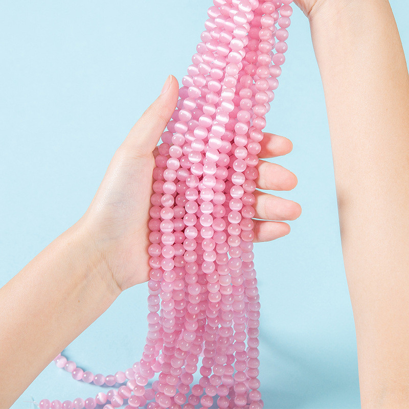 St.kunkka ลูกปัดหินธรรมชาติ ทรงกลม ขนาด 6 มม. 8 มม. 10 มม. สําหรับทําเครื่องประดับ DIY - รูปที่ 6