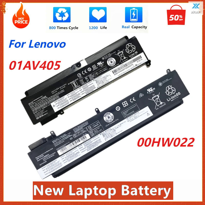 ใหม่00hw022 T460S 01av405 01av408 01av407 01av405แบตเตอรี่แล็ปท็อปสำหรับ Lenovo T hink P AD T460S 27