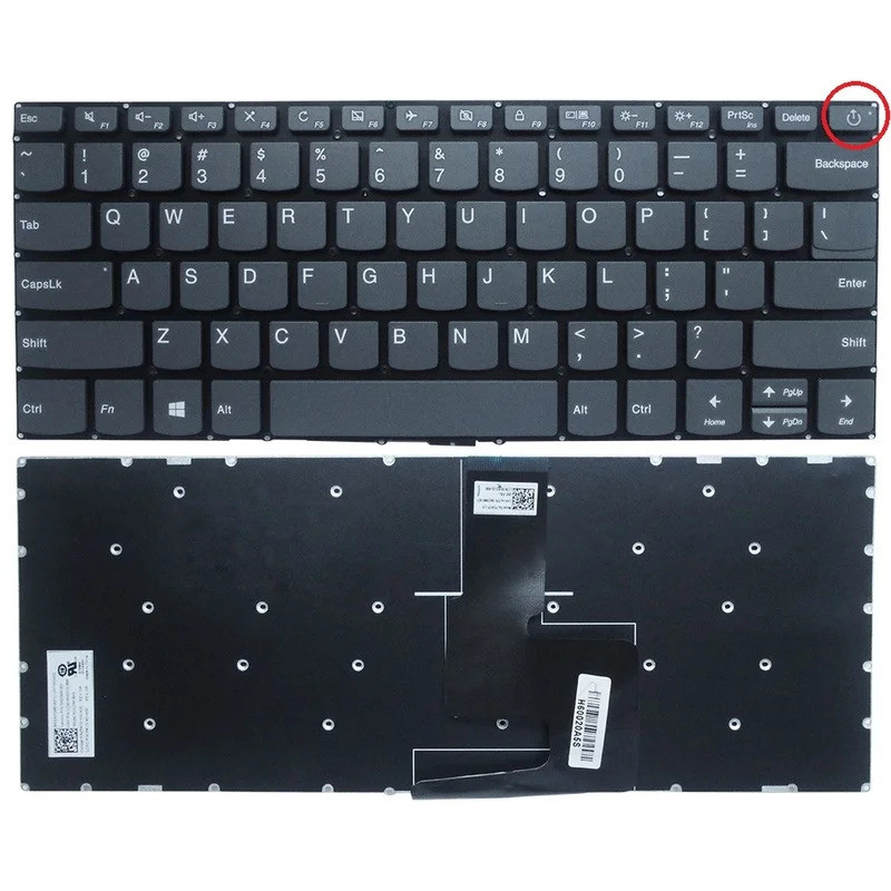 แป้นพิมพ์ US ใหม่สําหรับ Lenovo Ideapad V14-ADA V14-ARE V14-IGL V14-IIL V14-IKB V14-IWL 320s-14isk 3