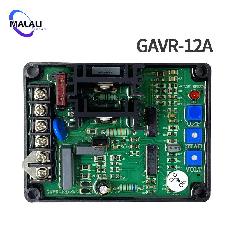 【สต๊อกสินค้าในกรุงเทพฯ】Gavr-12a AVR Universal เครื่องกําเนิดไฟฟ้าไร้แปรงปรับแรงดันไฟฟ้าอัตโนมัติ Stabilizer โมดูลควบคุมเครื่องมือปรับปรุง GAVR-12A
