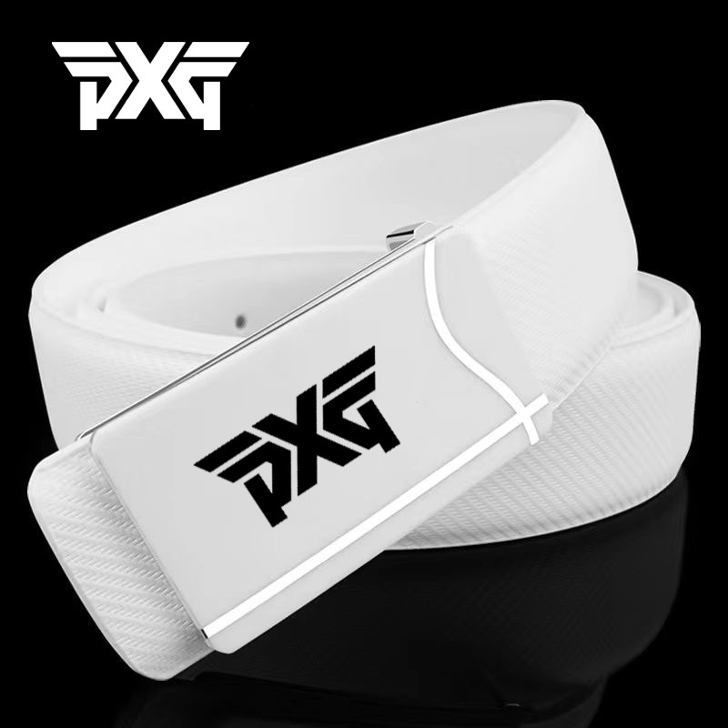 เข็มขัดกอล์ฟสีขาวหัวเข็มขัดเรียบแฟชั่นทนทานง่ายกอล์ฟกีฬาเข็มขัดเข็มขัดกอล์ฟสีขาว - รูปที่ 3