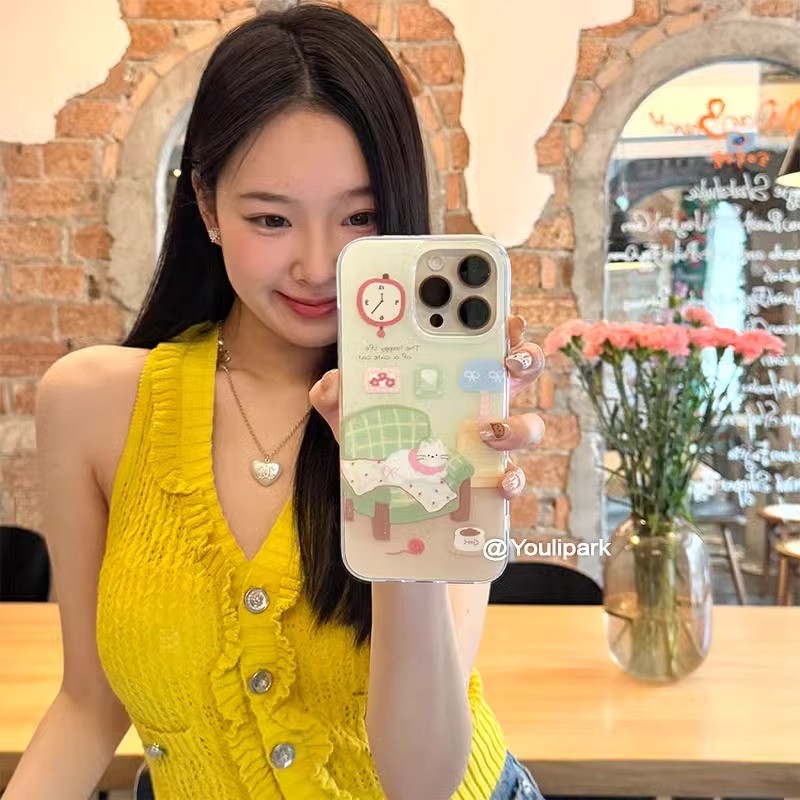 SN194 สำหรับเคสโทรศัพท์กันกระแทก OPPO สไตล์เกาหลีน่ารัก (Reno4F/4Lite/5/5K/6/7Pro/7Z/8T/9ProPlus/11P