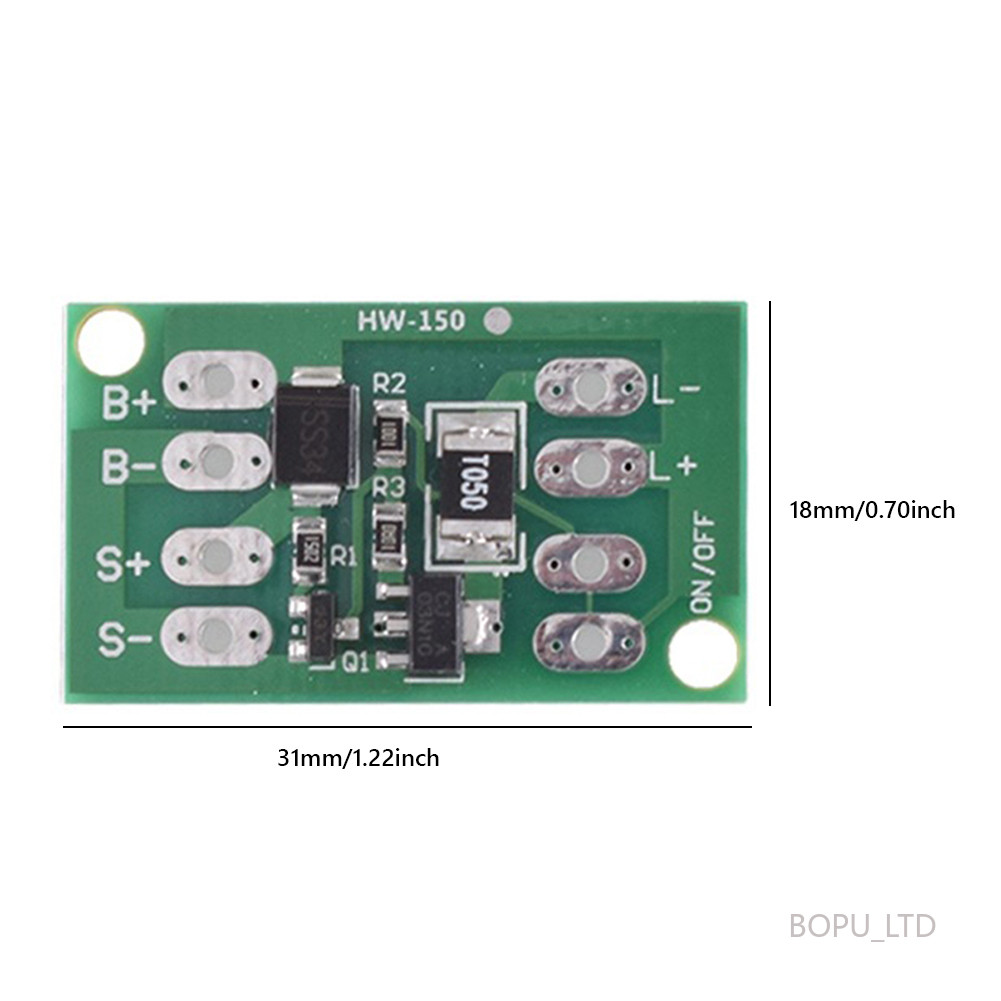 แผงพลังงานแสงอาทิตย์อัตโนมัติชาร์จแบตเตอรี่บอร์ดไฟกลางคืนสวิทช์ควบคุมแบตเตอรี่โมดูลชาร์จแบตเตอรี่ นํา 3.2โวลต์ 3.7.4โวลต์ 11.1โวลต์ 12โวลต์ - รูปที่ 7