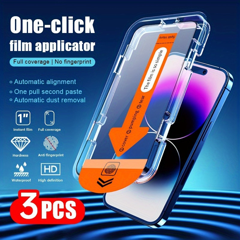 การจัดตําแหน่งอัตโนมัติอัตโนมัติชุดกําจัดฝุ่นกระจกนิรภัยสําหรับ Huawei Y8P Y9 Y7 Y9S Y7A Y9A Y6P Pro