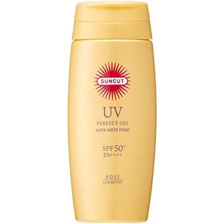 【Direct from Japan】Suncut Kose Kose Perfect UV Gel SPF50+PA +++++ Super Waterproof 3.5 ออนซ์ (100 กร