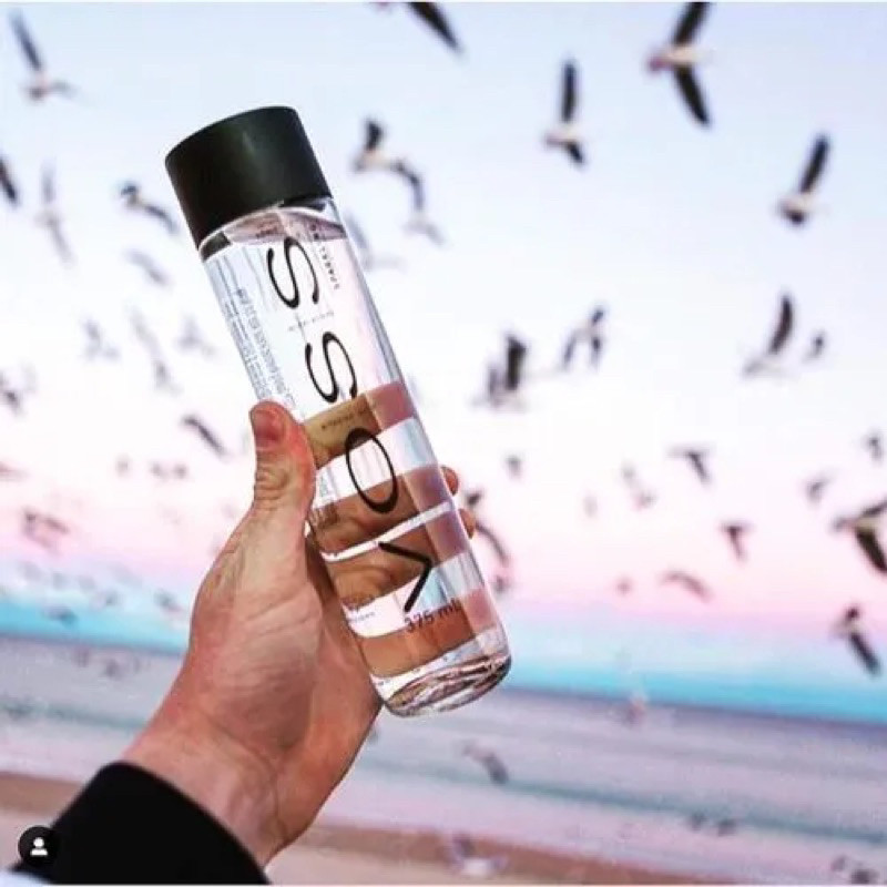 Voss sparkling mineral water 375ml. วอส น้ำแร่ขวดแก้วอัดก๊าซ นำเข้าจากนอร์เวย์🇳🇴