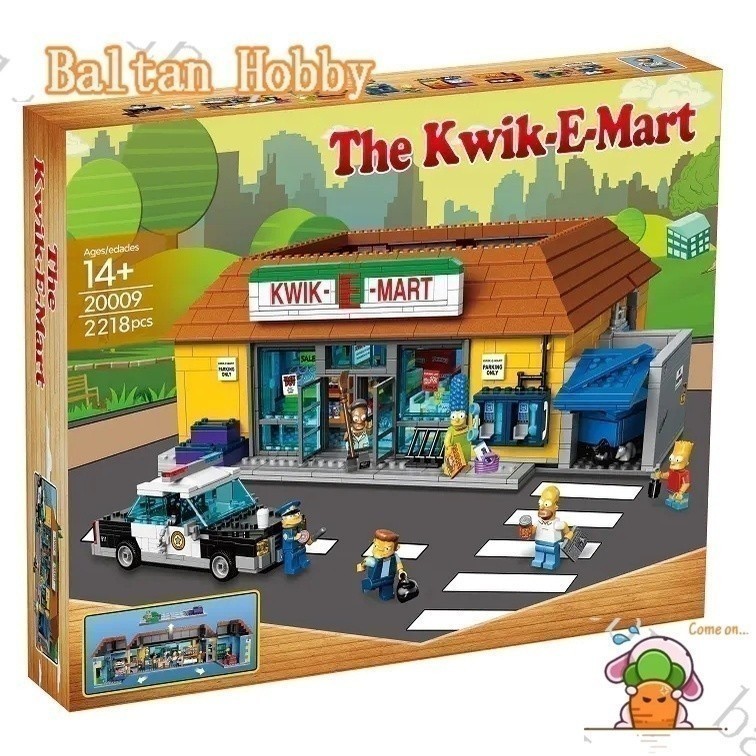 ของเล่น Baltan HN5 เข้ากันได้กับ /The Simpsons/The Kwik-E-Mart/71016/16004/83004/180043/บล็อกตัวต่อ/