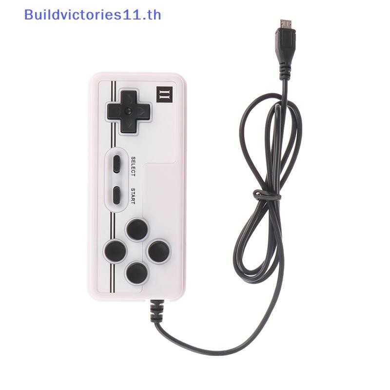 Buildvictories11 1PCS ใหม่คลาสสิก Retro รุ่น Home Fc Plug-in คู่คอนโซลเกมมือถือ Handle TH