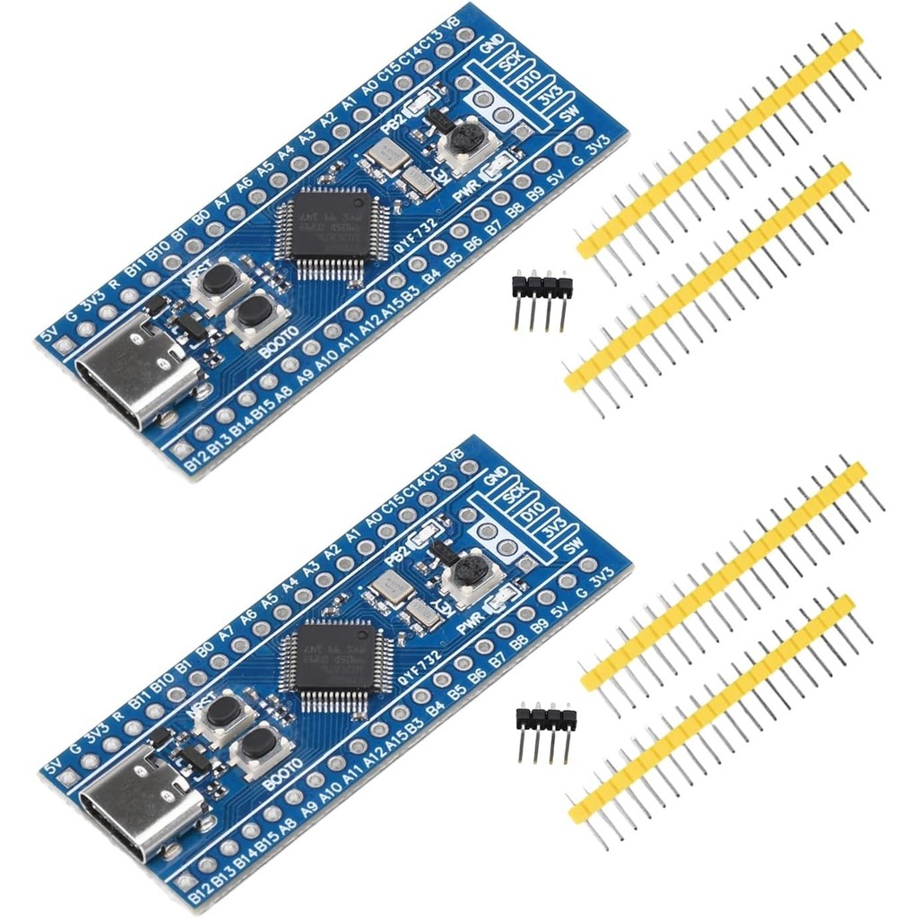 STM32F103C8T6 Type-C บอร์ดระบบขั้นต่ํา, แขน 72MHz MCU พร้อม SWD, I2C ควบคุม, 40 พิน, อินพุตพลังงานแบ