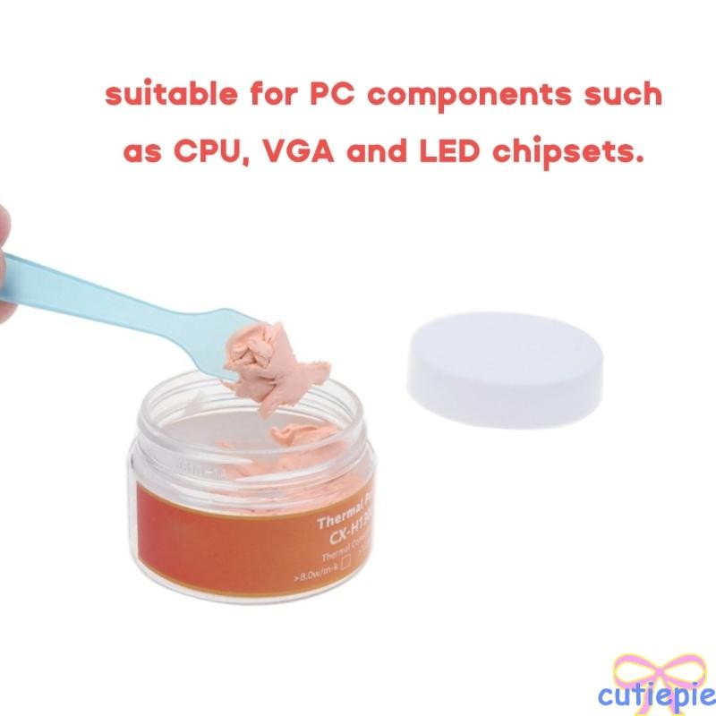 Cutie CX H1300 ฉาบความร้อนแบบไม่อุปนัยซิลิโคนระบายความร้อนสารประกอบ 13 5W MK