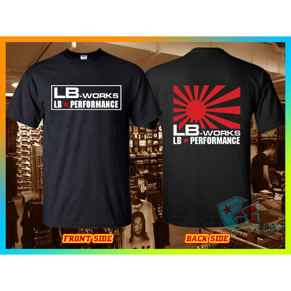 Liberty Walk LB Works LB Performance Cotton Print Crew Neck Mens T-Shirt
