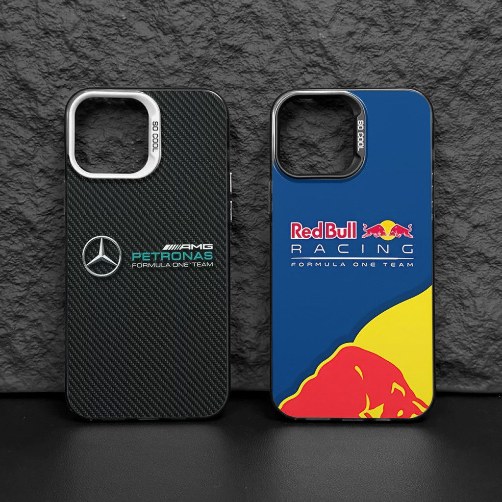 เคสไอโฟนiPhone 17 Pro Maxโลโก้ทีม F1Simple สีทึบ Frosted Electroplate เลนส์ป้องกันเคสโทรศัพท์สําหรับ iPhone 17 Pro Max 16 15 11 7plus 14 12 13 7 8 Plus XR XS - รูปที่ 7