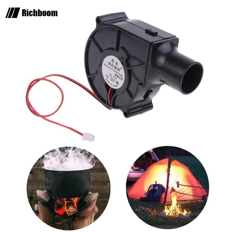Rich BBQ Air Blower Smelting พัดลมโลหะ 5V 12V 24V 3700R 2Pin XH2 54 พร้อม Air Tube