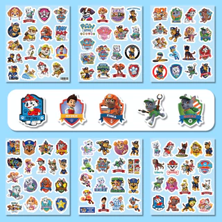 100 ชิ้น อุ้งเท้า ทีมสติกเกอร์การ์ตูนสติกเกอร์กราฟฟิตีเด็กรางวัลสติกเกอร์โน๊ตบุ๊คเครื่องเขียนกล่อง paw patrol