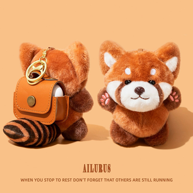 เคสป้องกันสำหรับ airpods4เคสป้องกัน airpodspro2เคสหูฟังบลูทูธแอปเปิ้ล3ตุ๊กตา aipods เคสนิ่ม iPod สาม