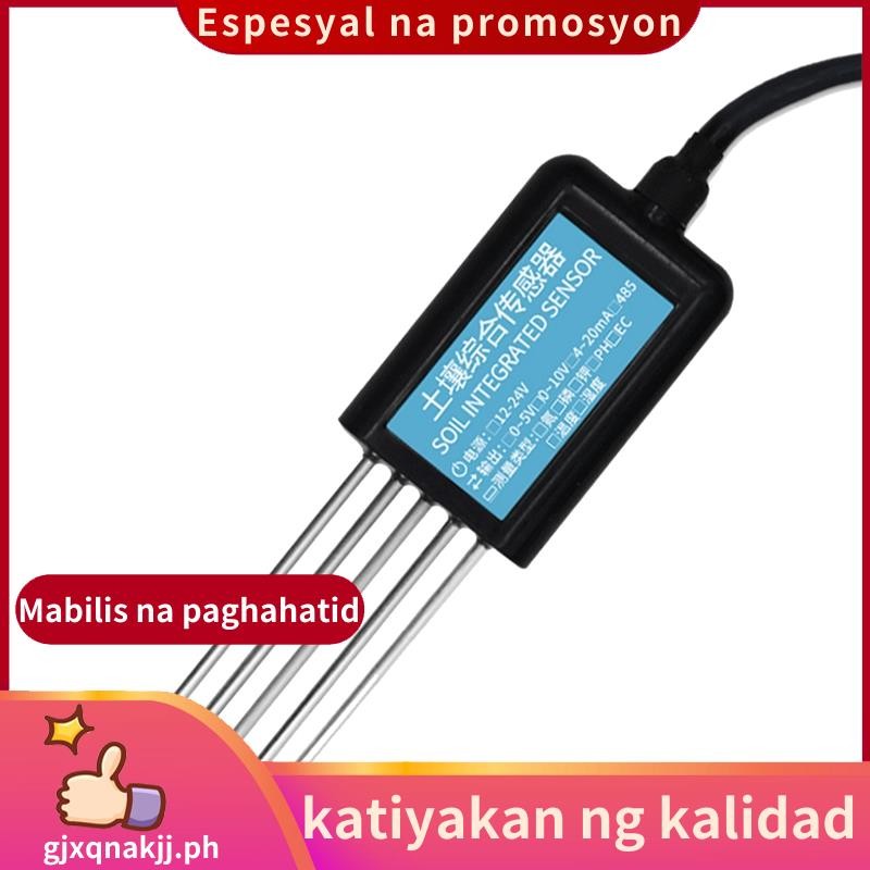 7 in 1 RS485 ดินอุณหภูมิความชื้นเซนเซอร์ PH การนําไฟฟ้าสารอาหารเกลือไนโตรเจนฟอสฟอรัสโพแทสเซียมเครื่อ