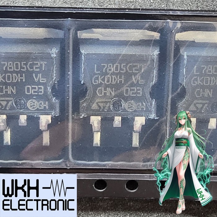 EWR27 ORI L7805C2T 7805 TO-263 บวกแรงดันไฟฟ้า SMD 5V 1.5A L 7805C2T L 7805 C2T