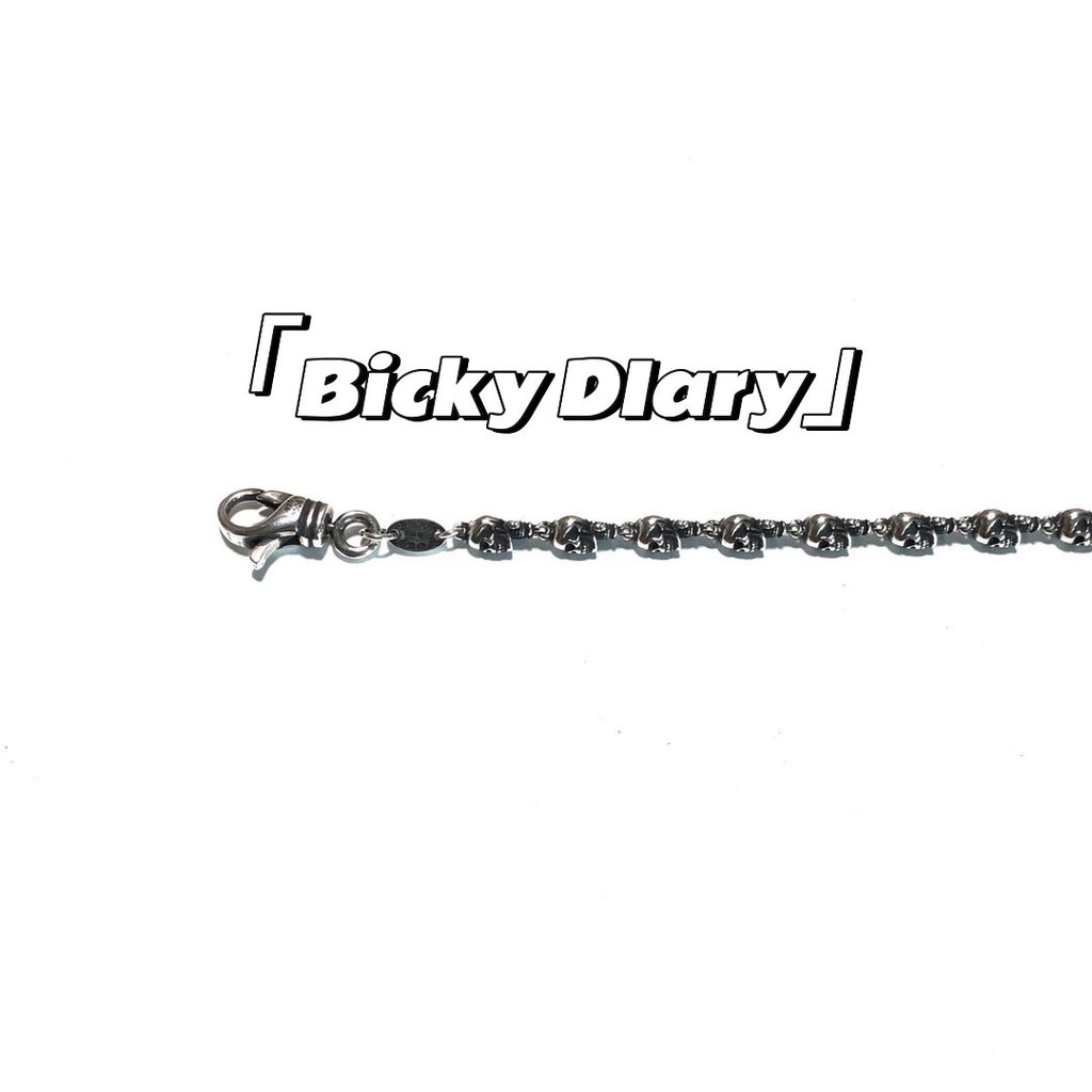 สร้อยข้อมือทหารหัวกะโหลก Chrome Hearts