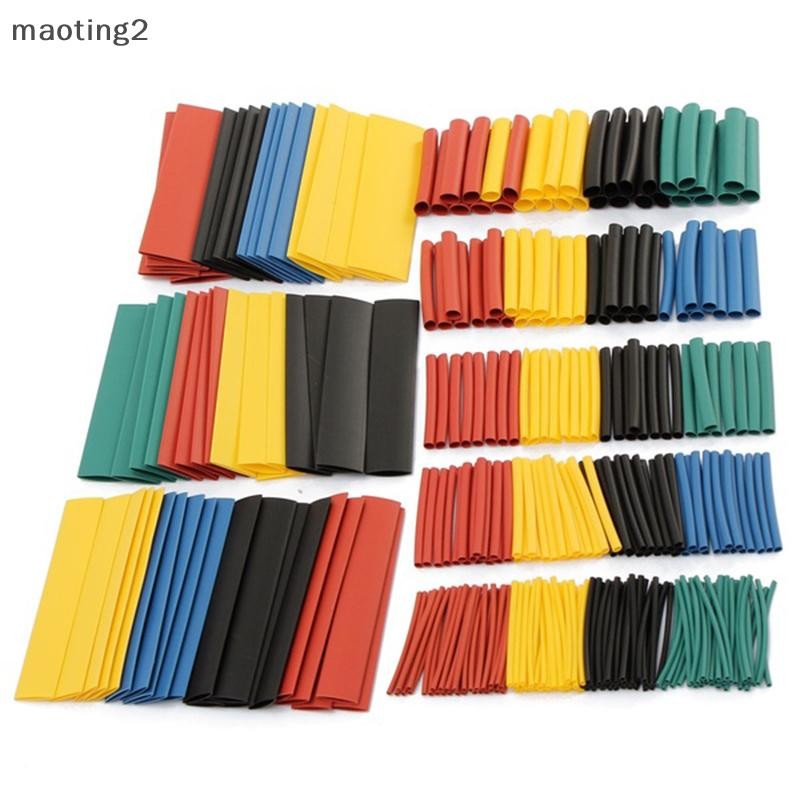 [maoytingHOT] 164 ชิ้นท่อหดความร้อนฉนวนหดท่อลวดชุดปลอกสายเคเบิล []