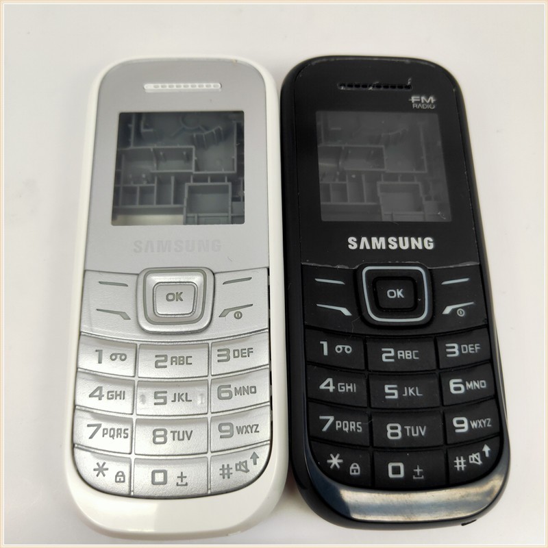 สําหรับ Samsung Galaxy E1200 GT-E1200 E1205 โทรศัพท์มือถือเต็มรูปแบบฝาครอบ + อังกฤษปุ่มกดอะไหล่ซ่อม
