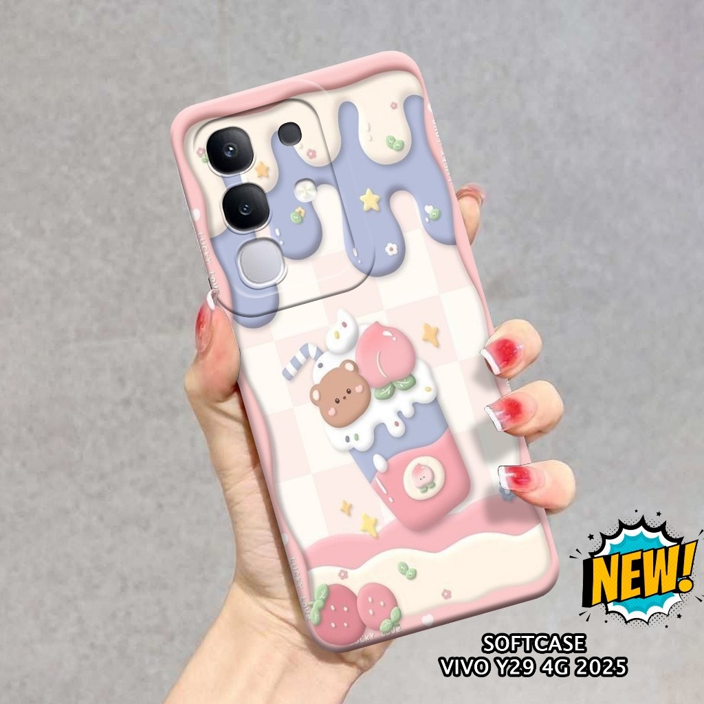HP Softcase Vivo Y29 4G 2025 - Rajacase - เคส Vivo Y29 4G 2025 - เคสน่ารัก Motif - เคส Vivo Y29 4G 2