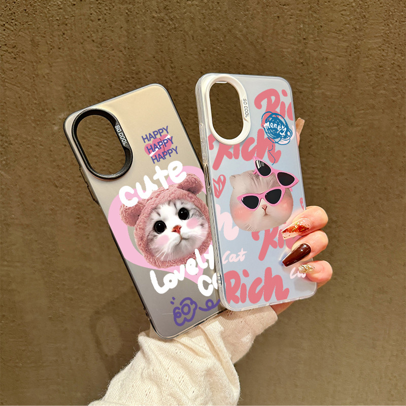 สำหรับ OPPO A18 A38 A15 A15s A60 A35 A17 A17K A79 5Gลูกแมวน่ารัก OPPOA57(4G) A77 A77S(4G)