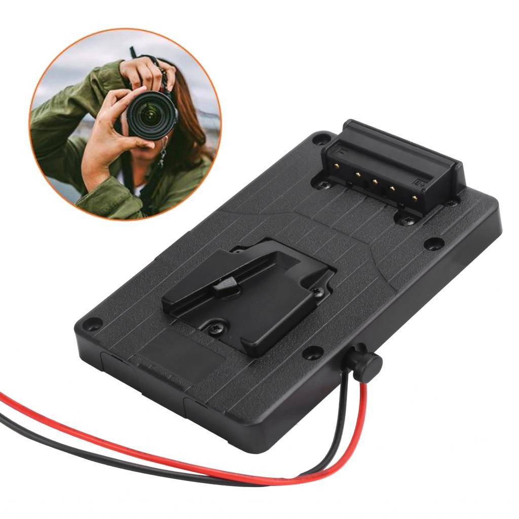 V Mount Battery Plate Mini V - Mount Mount สำหรับกล้องวิดีโออะแดปเตอร์
