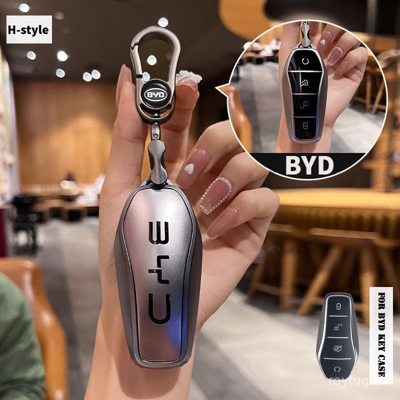 พวงกุญแจรถ เคสกุญแจ สำหรับรถ BYD M6 Atto 3 Atto2/ Dolphin / Seal 5 / Sealion7/sealion 6 บีวายดี ของแต่งรถยนต์ พวงกุญแจ BYD เคสกุญแจเหมาะสำหรับ