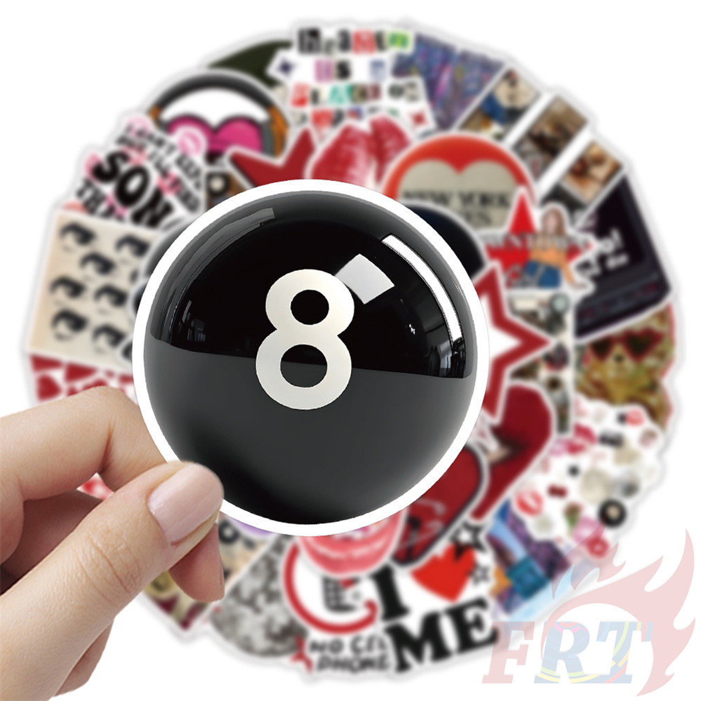 ❉ Retro Downtown Y2K Girls Art Series 01 Stickers ❉ 50Pcs/Set Fashion DIY Waterproof Decals Doodle Stickers - รูปที่ 5