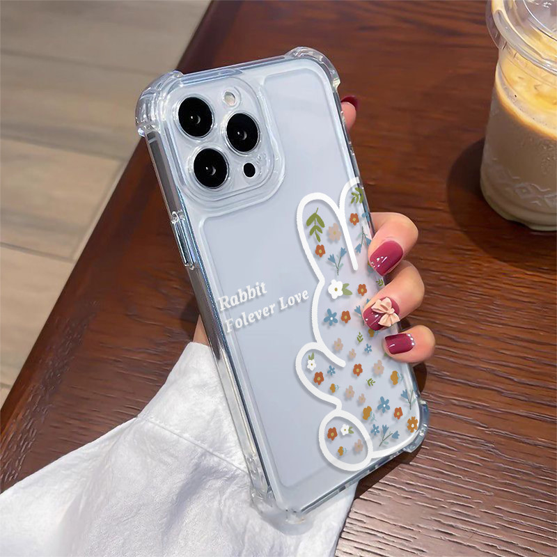 🍬POPPA🍬สี่มุมหนาป้องกันการตกเลนส์ป้องกันกรณีโทรศัพท์มือถือสำหรับ iPhone 16 15 14 13 12 11 ProMax X/XS XR XSMAX 7 8PLUS - รูปที่ 4