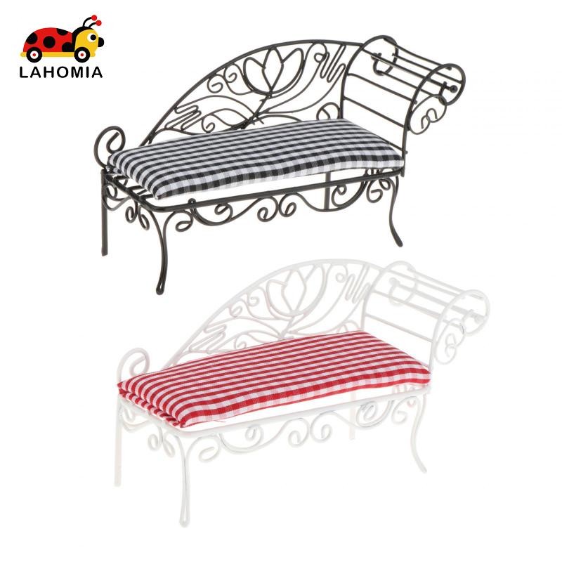 LAHOMIA 1:12 Scale Dollhouse โซฟาโซฟา Miniature เฟอร์นิเจอร์อุปกรณ์เสริมสําหรับ Diorama