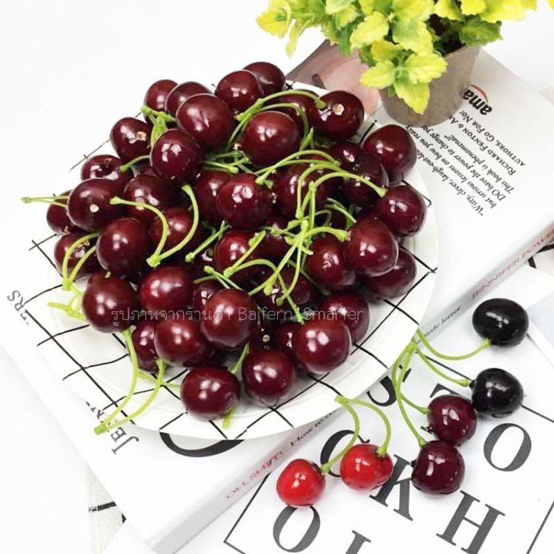 ผลไม้ปลอม สมจริง สำหรับตกแต่งบ้าน ของแต่งร้านคาเฟ่ ผลไม้ประดิษฐ์ ผลไม้เทียม ผลไม้ตกแต่ง - รูปที่ 3