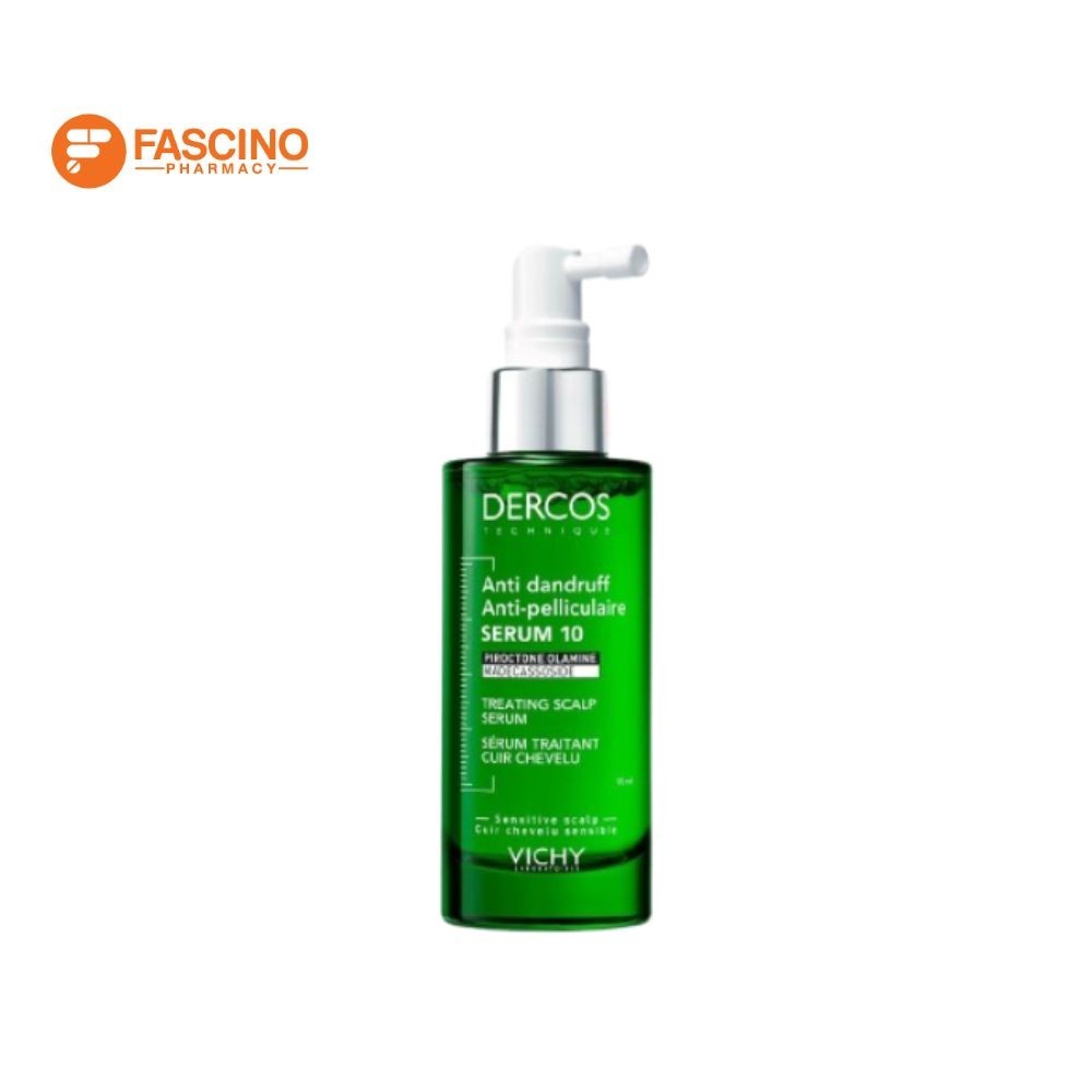 VICHY Dercos Anti Dandruff Treating Scalp Serum เซรั่มบำรุงเส้นผมและหนังศีรษะ ลดปัญหารังแค (90ml.)