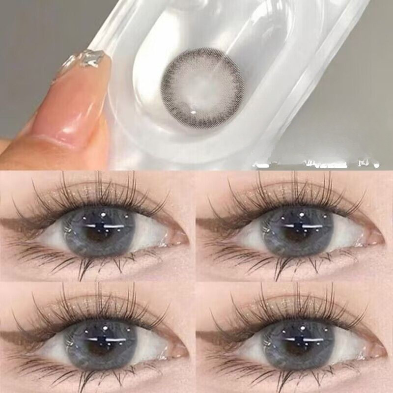 （COD）【-100~-600】 คอนแทคเลนส์สี 1 คู่  คอนแทคเลนส์สายตาสั้น  คอนแทคเลนส์ คอนเทค เลนส์ คอนแทคเลนส์ brown 14.0mm/14.5mm YXPDD015 ราคา ถูกที่สุด ดีลบีเคเค แกลเลอรีภาพที่ 8