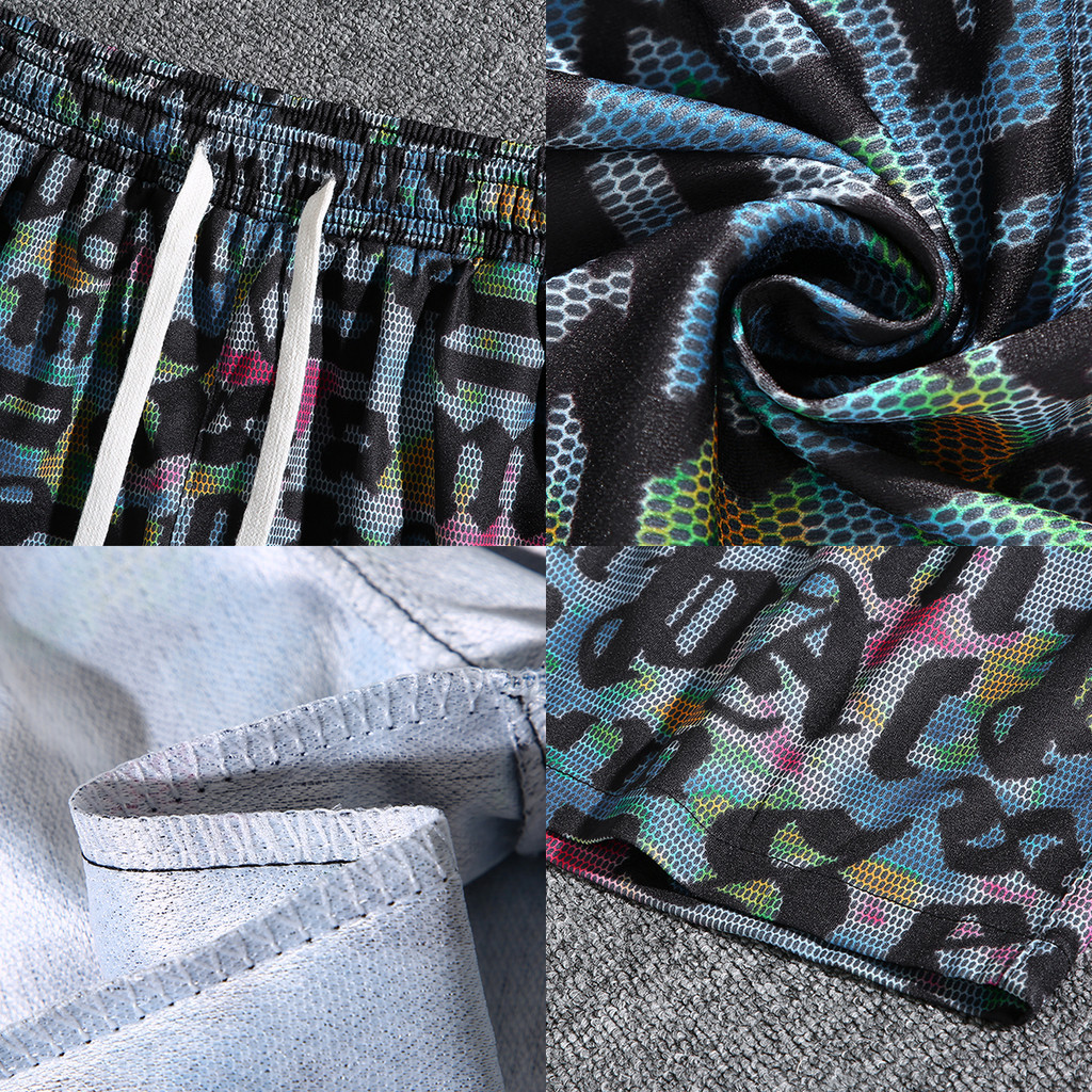 AP Stores กางเกงลำลองแฟชั่นน่ารัก กางเกงขาสั้นสามารถสวมใส่ได้ทั้งชายหญิง ลวดลายสมัยใหม่ใส่สบาย QC-DK8020