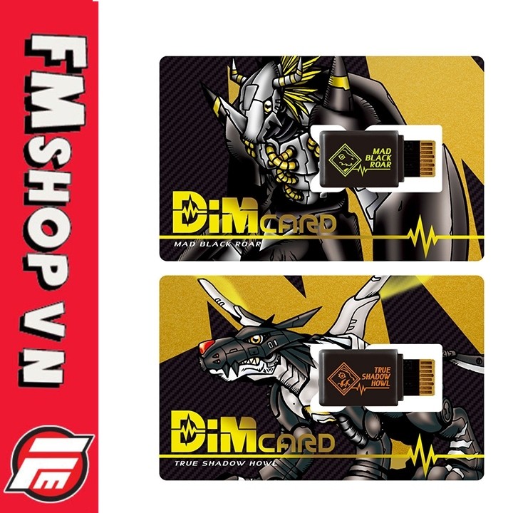 DIGIMON DIM CARD MAD BLACK ROAR