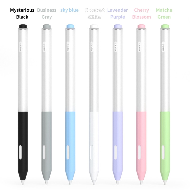 สําหรับ OPPO Pencil สําหรับ ต่อต้าน ดินสอปากกาวุ้นสีซิลิโคนอ่อนนุ่มกรณีโปร่งแสงสไตลัสป้องกันอุปกรณ์เสริมปกป้องกันปากกาเปลือก