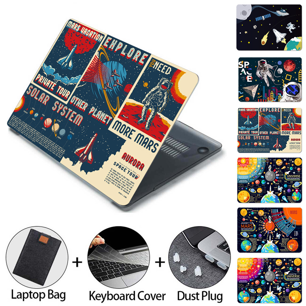 5 in 1 Laptop Case for Macbook Air 13 A2337 2020 A2338 M1 Chip Pro 13 2022 M2 Air 13.6 2024 Pro 14 c