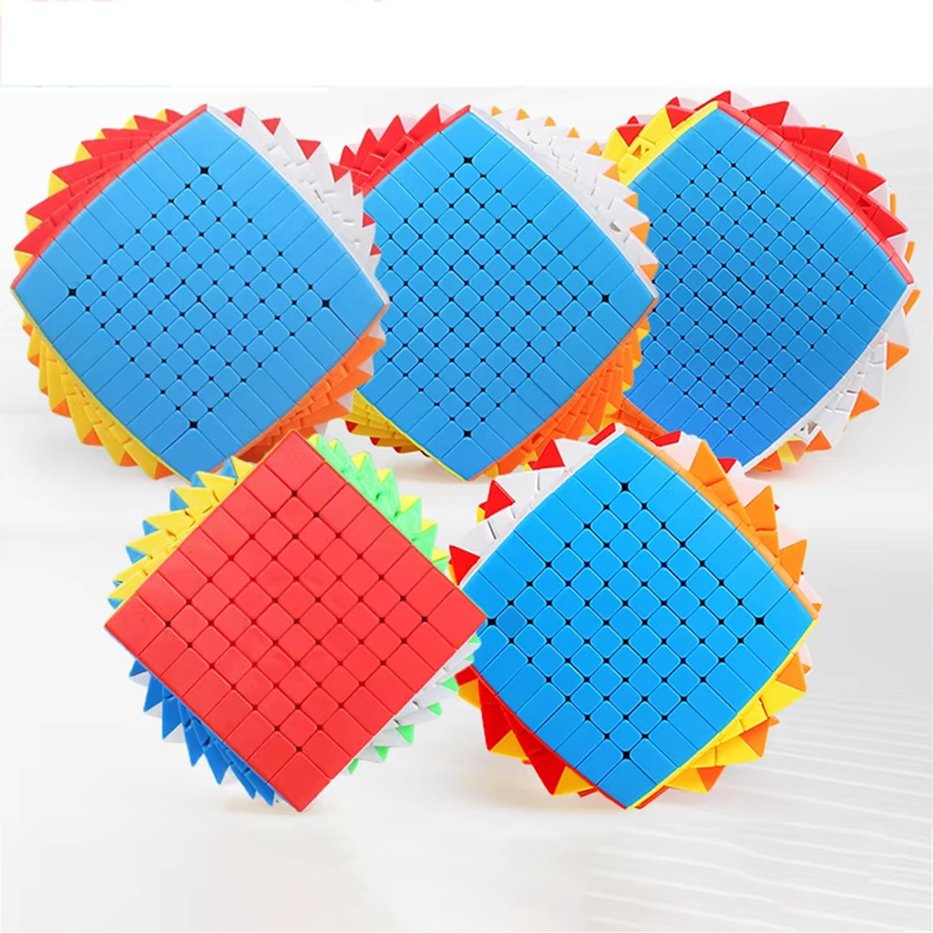 Shengshou 8x8 9x9 10x10 11x11 12x12 Cube ปริศนาความเร็วก้อนของเล่น Professional Pillowed Cube ปริศนาของเล่นความเร็ว Cube