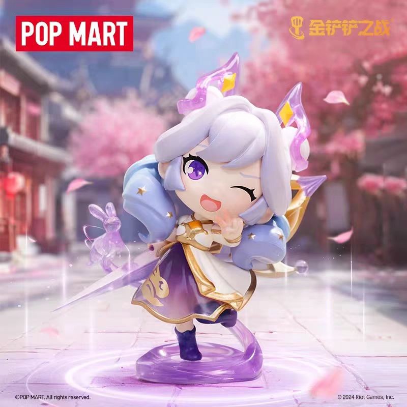 Popmart Teamfight Tactics Little Heroes Series กล่องตาบอดตัวเลขของเล่นตกแต่ง